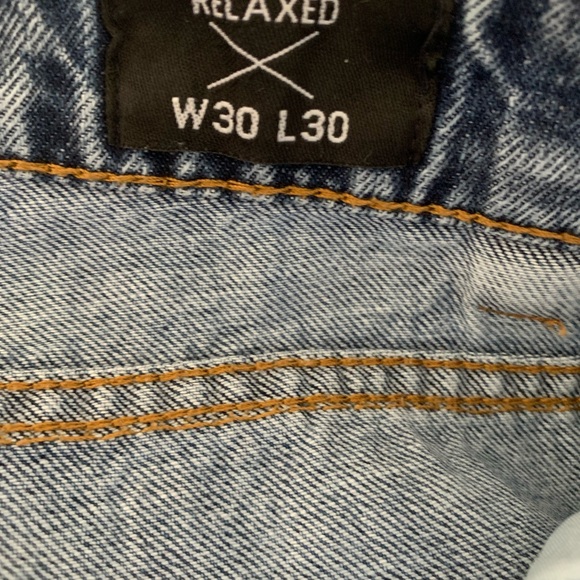 Men’s Ring of Fire relaxed Droopy drop crotch light wash size 30x30 NWT - Picture 6 of 15